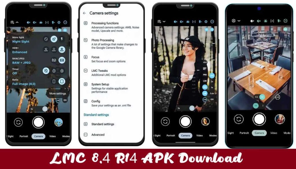 LMC 8.4 R 14 APK Camera Settings